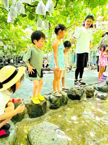 鮎掴み＆BBQ大会が開催されました